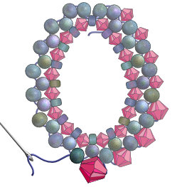 Starry Sky Berry Bead Earring Instructions